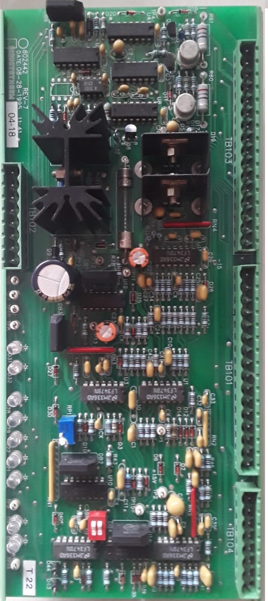 Placa Eletronica ACI 802-443 9 LED - Fornos Inductotherm, Servtherm - Cod 210292